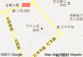 萬寧市地圖