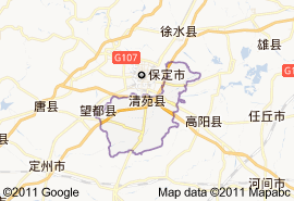 清苑縣地圖