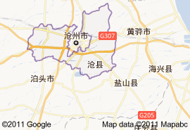 滄縣地圖