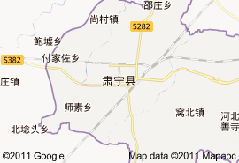 肅寧縣地圖
