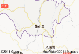 隆化縣地圖