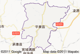 平泉縣地圖