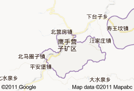 鷹手營子礦區地圖