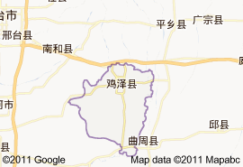 雞澤縣地圖
