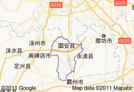 固安縣地圖