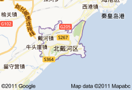 北戴河區地圖