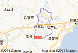 盧龍縣地圖