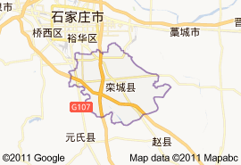 欒城縣地圖