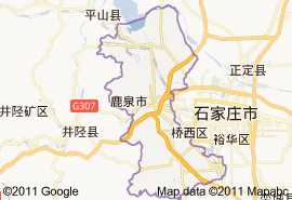 鹿泉市地圖