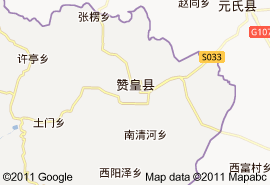 贊皇縣地圖