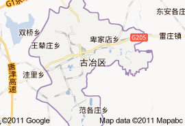 古冶區地圖