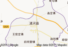 清河縣地圖