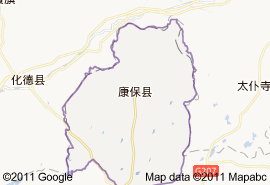 康保縣地圖