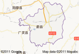 蔚縣地圖