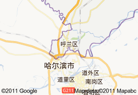 呼蘭區地圖