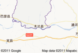 木蘭縣地圖