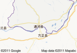 通河縣地圖