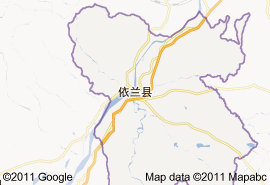 依蘭縣地圖