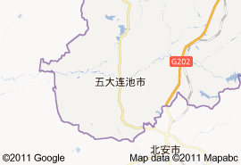 五大連池市地圖