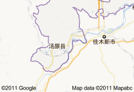 湯原縣地圖