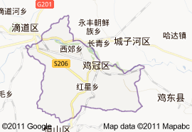 雞冠區地圖