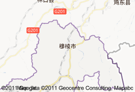 穆棱市地圖