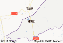甘南縣地圖