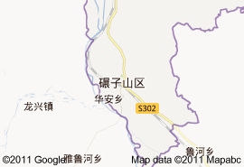 碾子山區地圖