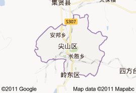 尖山區地圖