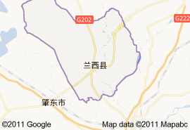 蘭西縣地圖