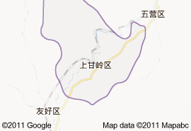 上甘嶺區地圖