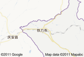 鐵力市地圖