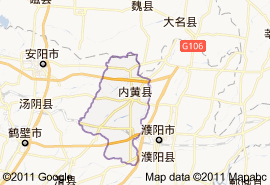 內黃縣地圖