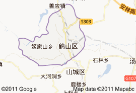 鶴山區地圖