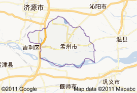 孟州市地圖