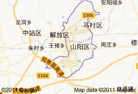 山陽區地圖