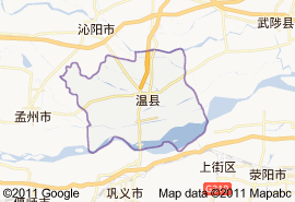 溫縣地圖