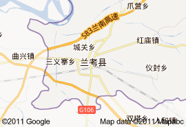 蘭考縣地圖