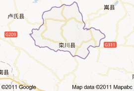 欒川縣地圖