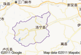 洛寧縣地圖