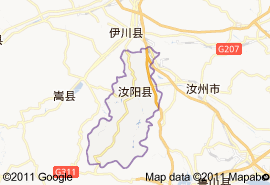 汝陽縣地圖