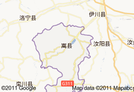 嵩縣地圖