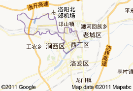 西工區地圖