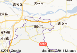 偃師市地圖