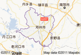 鄧州市地圖