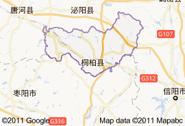 桐柏縣地圖