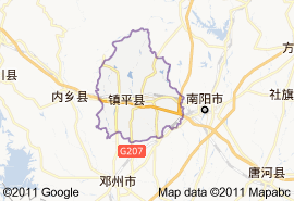 鎮平縣地圖