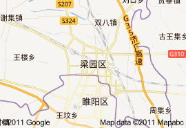 梁園區地圖