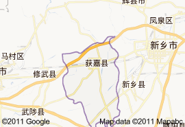 獲嘉縣地圖