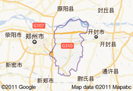 中牟縣地圖